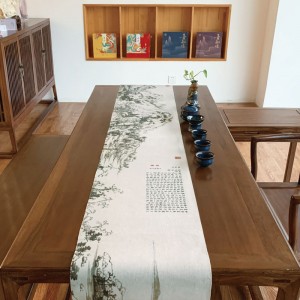 Thảm Trải Bàn Trà - Phong cảnh núi non (30*120cm)