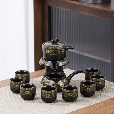 Bộ Trà Tự Động Cối Xay gốm sứ cao cấp